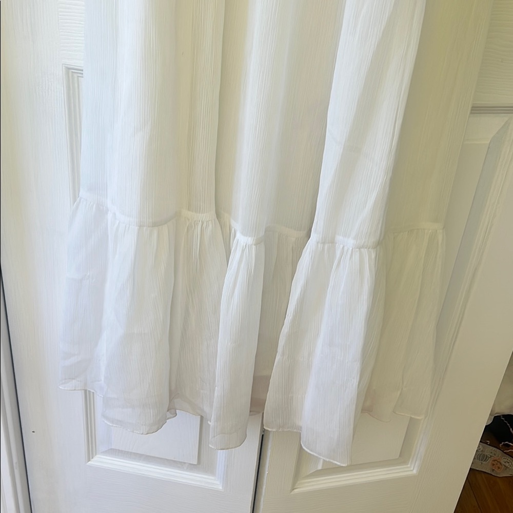 BHLDN twelfth st jessalyn white sleeveless maxi bridal dress size 4 - Picture 13 of 15